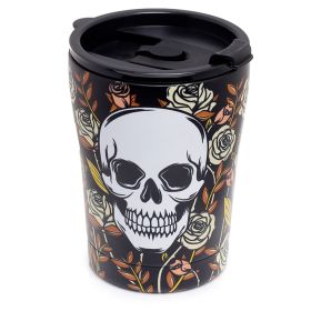 Skulls & Roses Totenkopf Thermobecher für Essen & Trinken 300ml