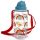 Somewhere Regenbogen Kinder Wasserflasche mit Flip-Strohhalm 450ml