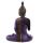 Lila und schwarzer Thai Buddha Lotos
