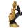 Goldener  Thai-Buddha in einer Hand sitzend
