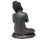 Peace of the East gebürsteter Holzeffekt kleiner Thai Buddha Figur