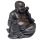 Peace of the East gebürsteter Holzeffekt glücklicher Buddha Figur