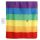 Somewhere Regenbogen Streifen 6er Besteckset aus 100% Bambus im Halter