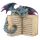 Elements Drache mit Buch