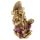 Gold und Rot Ganesha Statue 16cm
