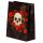 Skulls & Roses Totenkopf rote Rosen Geschenktasche - (L)