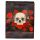 Skulls & Roses Totenkopf rote Rosen Geschenktasche - (L)