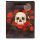 Skulls & Roses Totenkopf rote Rosen Geschenktasche - (L)