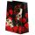 Skulls & Roses Totenkopf rote Rosen Geschenktasche - (M)