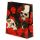 Skulls & Roses Totenkopf rote Rosen Geschenktasche - (XL)