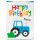 Happy Birthday Little Tractors Geburtstag Traktoren Geschenktasche - (M)