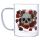Skull & Roses Totenkopf Glasbecher
