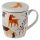 Barks Dog Hund Tasse aus Porzellan mit Teeei und Deckel