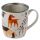 Barks Dog Hund Tasse aus Porzellan mit Teeei und Deckel