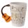 Noten & Gitarre geformter Henkel Tasse  