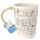 Noten & Gitarre geformter Henkel Tasse  