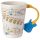 Noten & Gitarre geformter Henkel Tasse  