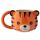 Adoramals Tiger Kopf geformte Tasse aus Dolomit-Keramik