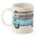 Volkswagen VW Bulli T1 Camper Bus Surf Begins Tasse aus Porzellan