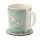 Willow Farm Pferde Tasse & Untersetzer Set  