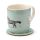 Willow Farm Pferde Tasse & Untersetzer Set  
