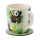 Panda Kingdom Panda Tasse & Untersetzer Set  