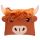 Highland Coo Kuh Pom-Pom PVC Portemonnaie