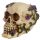 Skull and Bones Totenkopf mit lila Rosen