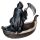 Der Sensenmann Ferryman of Death in einem kleinen Boot Ornament
