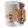 Dackel in Brötchen HOT DOG Fast Food geformter Henkel Tasse