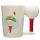 Golfball & Tee geformter Henkel Tasse  