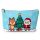 Weihnachten Festive Friends Mittelgroßer PVC Kosmetiktasche