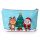 Weihnachten Festive Friends Mittelgroßer PVC Kosmetiktasche