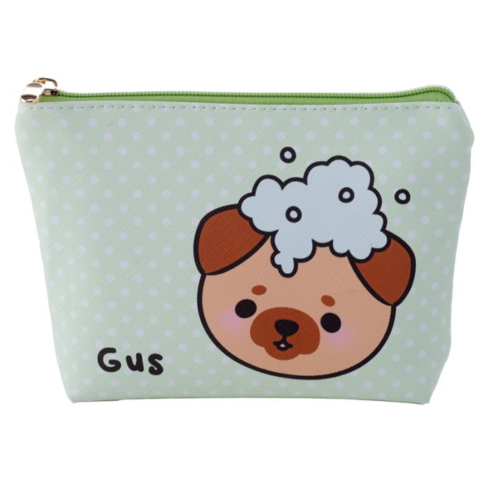Adoramals Gus der Mops Hund Kleiner PVC Kosmetiktasche