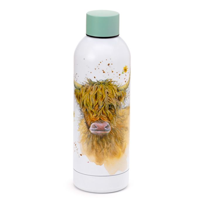 Jan Pashley Highland Coo Kuh Thermo Heiß & Kalt Trinkflasche 530ml