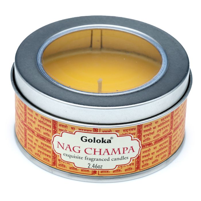 Goloka Nag Champa Duftwachs Kerzendose