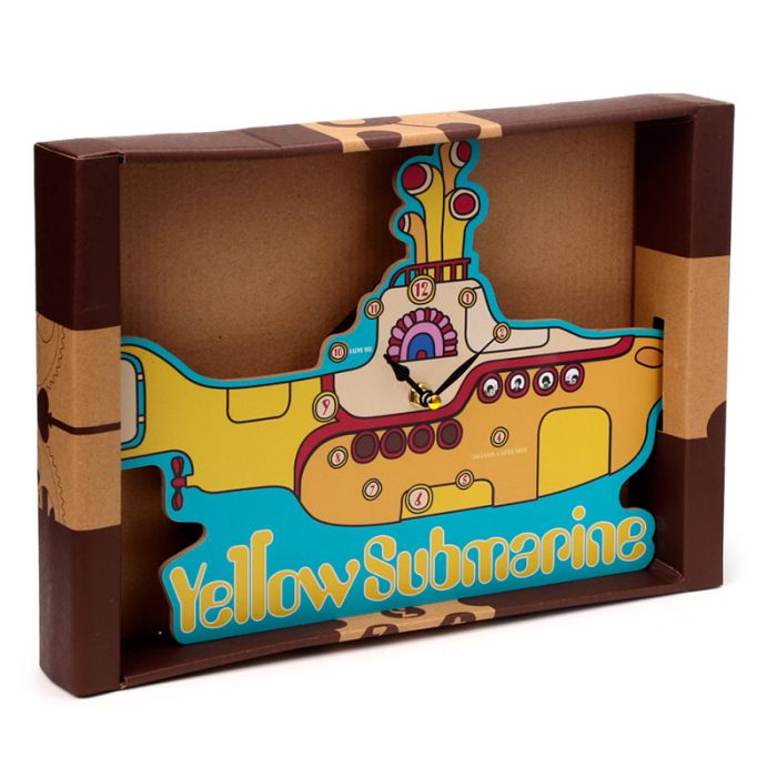 Beatles Yellow Submarine lizenzierte Bilderuhr