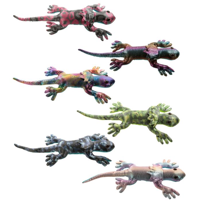 Sandgefüllte Krageneidechse, Groß