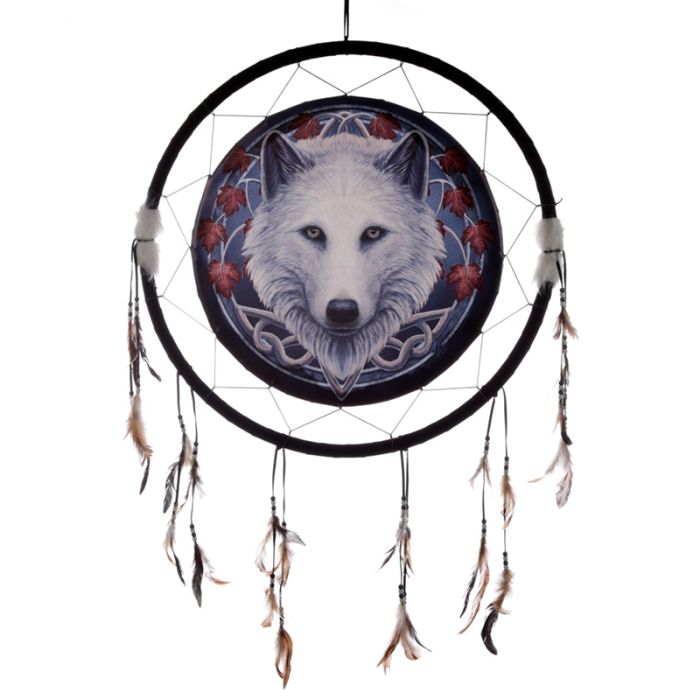 Lisa Parker Beschützer der Herbste Wolf Traumfänger 60cm
