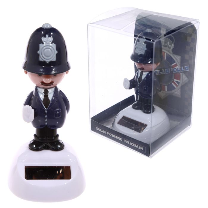 Polizist Solar Pal Wackelfigur