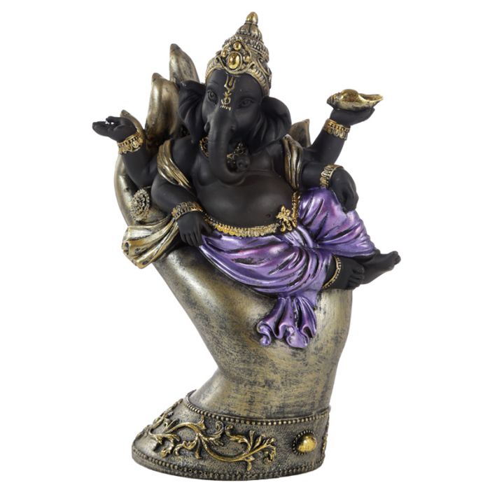 Ganesh Liegend in Hand