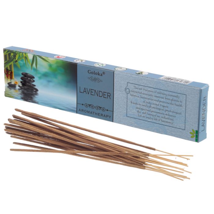 Goloka Aromatherapy Lavendel Räucherstäbchen