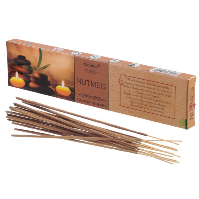 Goloka Aromatherapy Muskat Räucherstäbchen