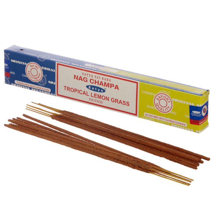 01339 Satya Nag Champa & Tropisches Zitronengras Räucherstäbchen
