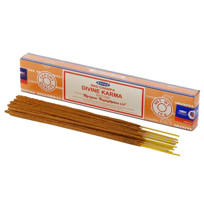 01350 Satya Göttliches Karma Nag Champa Räucherstäbchen