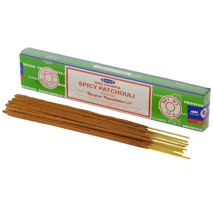 01364 Satya Würziges Patschuli Nag Champa Räucherstäbchen