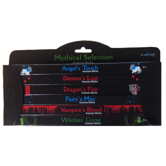 37149 Stamford Hex Räucherstäbchen 6er gemischtes Set  - mythisches Schwarz