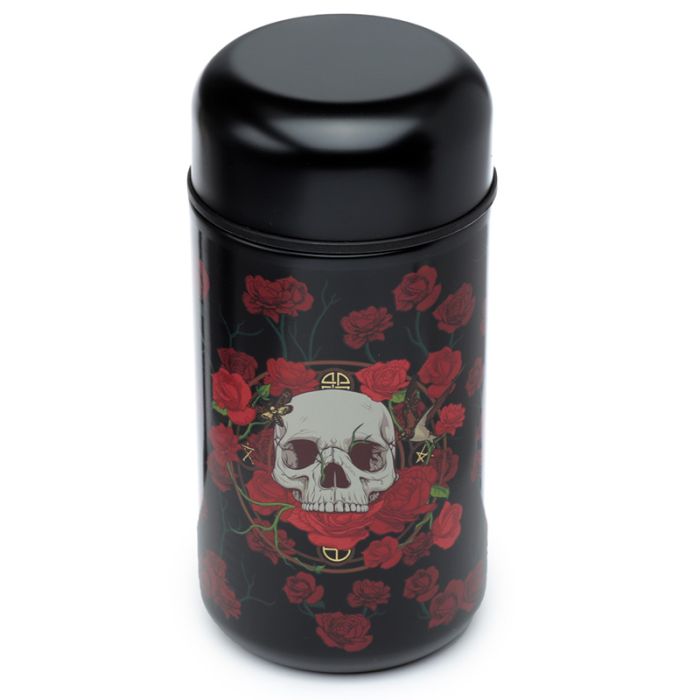 Skulls & Roses Totenköpfe Thermo Speisegefäß / Brotzeittopf 500ml