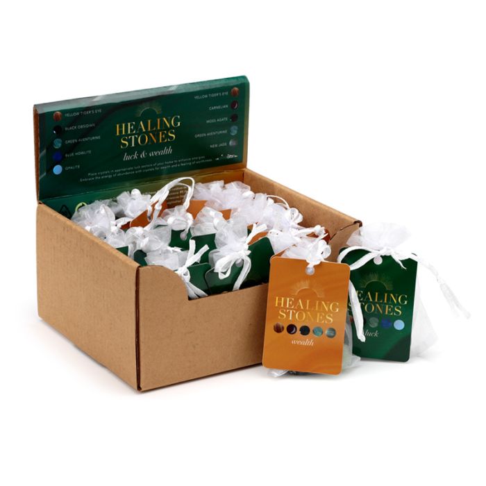 5-er Set Glück & Reichtum Heilsteine
