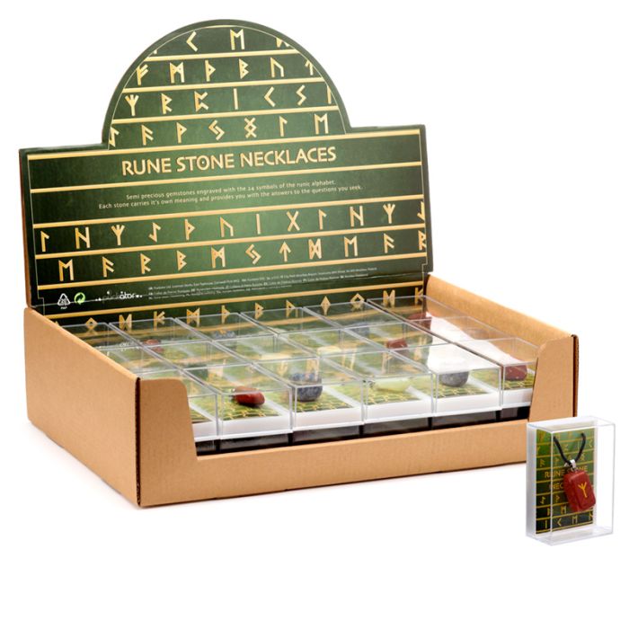 Runenstein Anhänger Halskette
